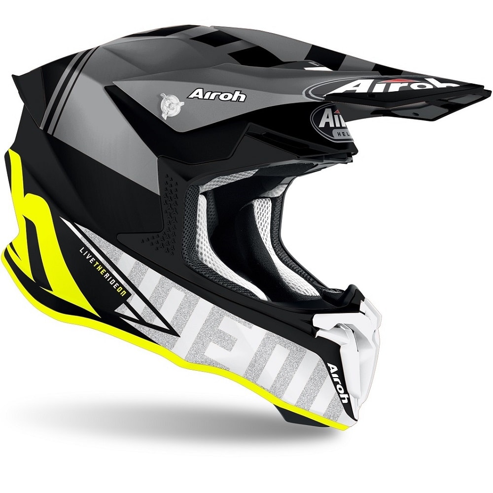 Airoh Crosshjälm Twist 2.0 Tech Gul Matt