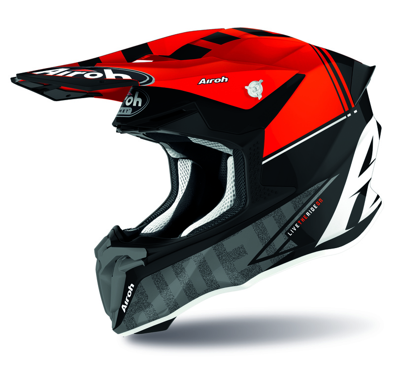 Airoh Crosshjälm Twist 2.0 Tech Röd