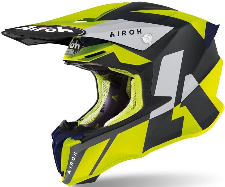 Airoh Crosshjälm Twist 2.0 Lift Gul (Matt)