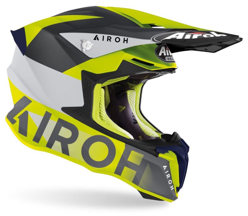 Airoh Crosshjälm Twist 2.0 Lift Gul (Matt) bild 2
