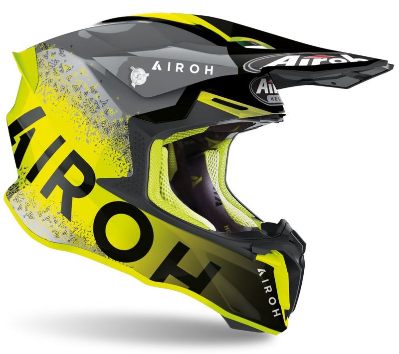 Airoh Crosshjälm Twist 2.0 Bit Gul/Svart bild 2