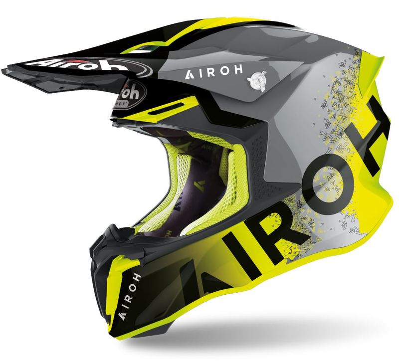 Airoh Crosshjälm Twist 2.0 Bit Gul/Svart