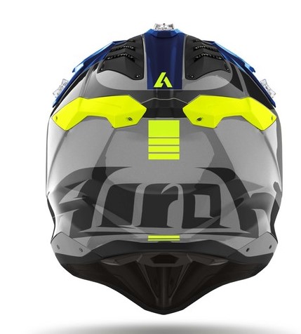 Airoh Crosshjälm Aviator 3 Push Blå bild 2