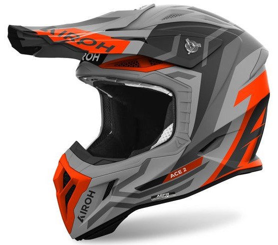 Airoh Crosshjälm Aviator Ace 2 Ground Orange (Matt)