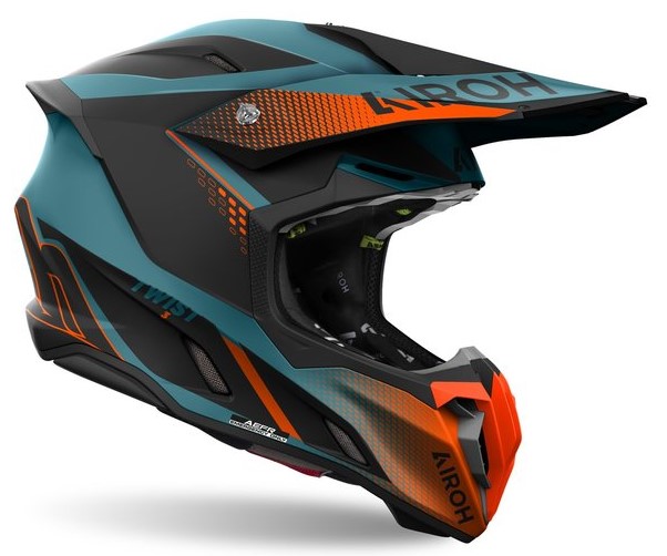 Airoh Crosshjälm Twist 3 Thunder Shard Orange (Matt)
