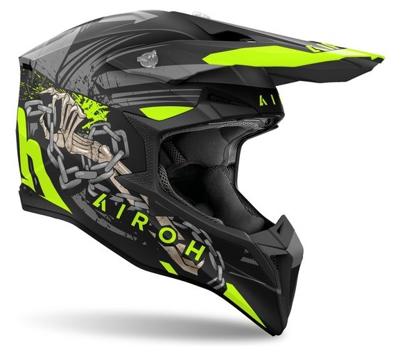 Airoh Crosshjälm Wraaap Cyber Darkness (Matt)