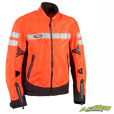 Halvarssons Allvädersjacka Hella Svart/Orange (Dam)