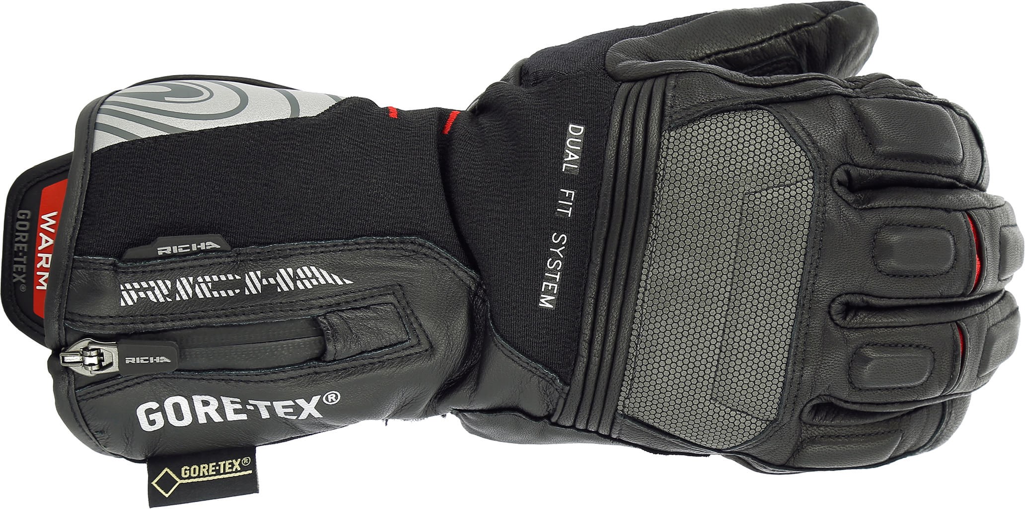 Richa Handske Level 2 in 1 Gore-Tex® Svart
