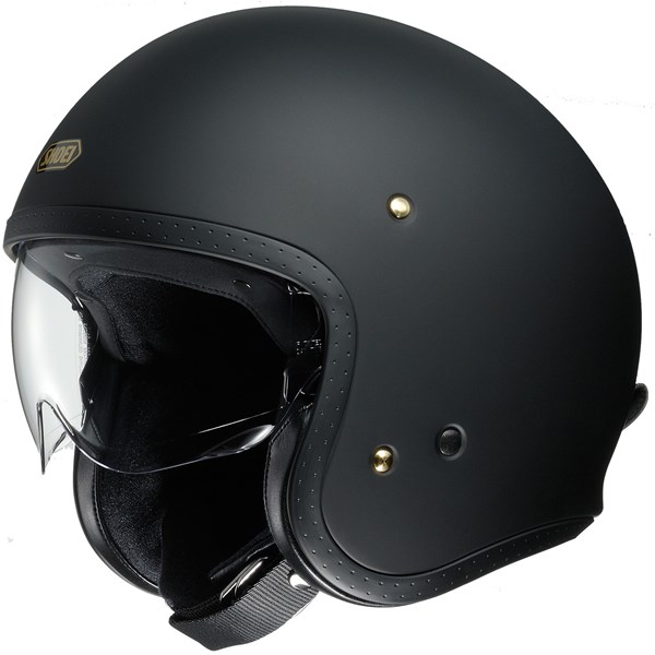 Shoei Hjälm Jet J-O Mattsvart