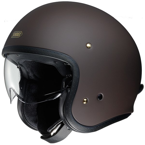 Shoei Hjälm Jet J-O Mattbrun