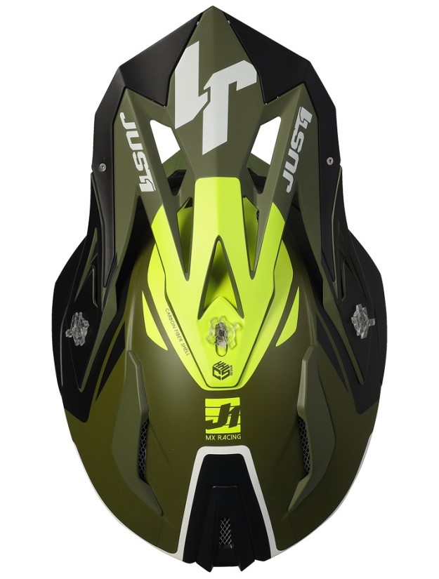 Just1 Crosshjälm J18 Pulsar Grön/Gul/Vit bild 5
