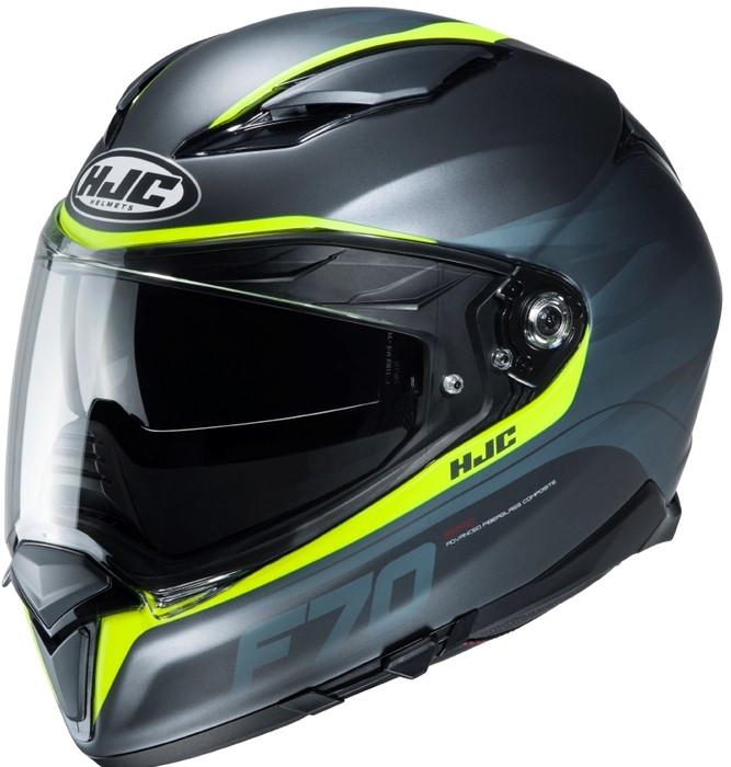 HJC Hjälm F70 Feron Gul MC4HSF