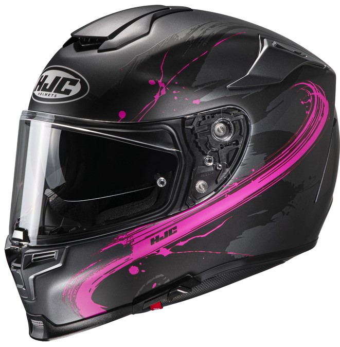 HJC Hjälm RPHA 70 Erin Mattsvart/Rosa MC5