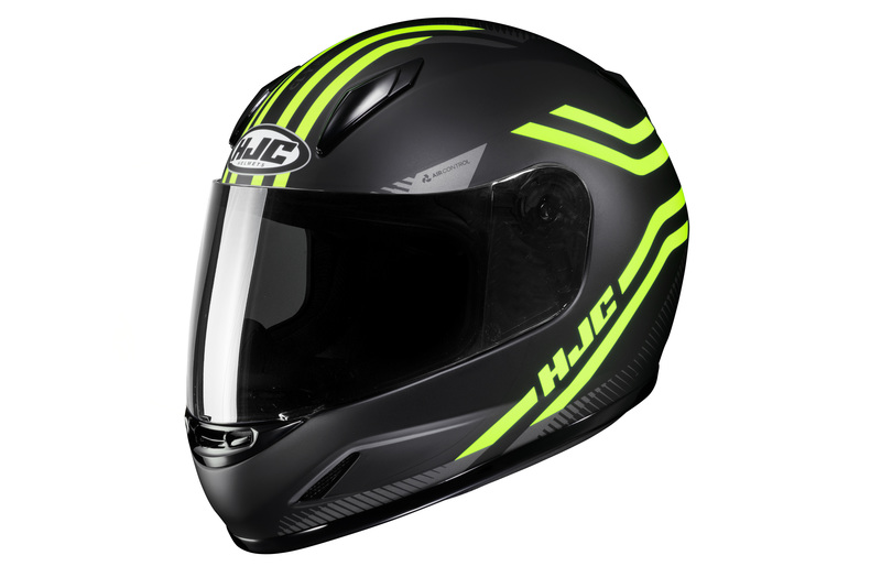 HJC Hjälm CL-Y Strix Svart/Gul Junior