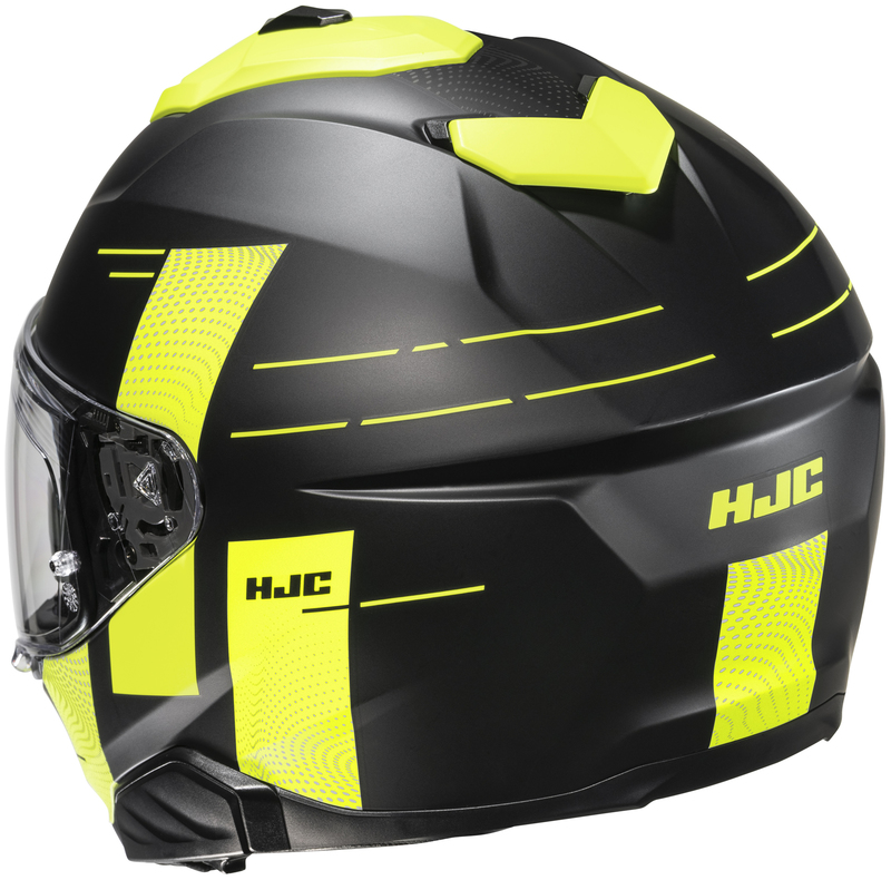 HJC Hjälm I71 Peka Fluogul (Matt) MC3HSF bild 2