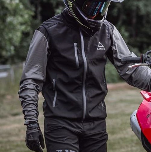 Amoq Enduroväst Race Softshell Svart bild 2