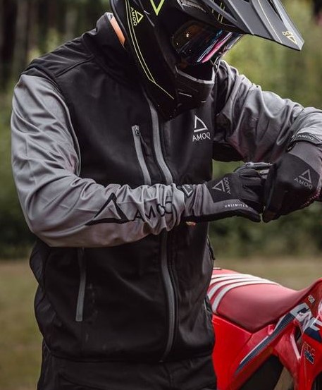 Amoq Enduroväst Race Softshell Svart bild 3