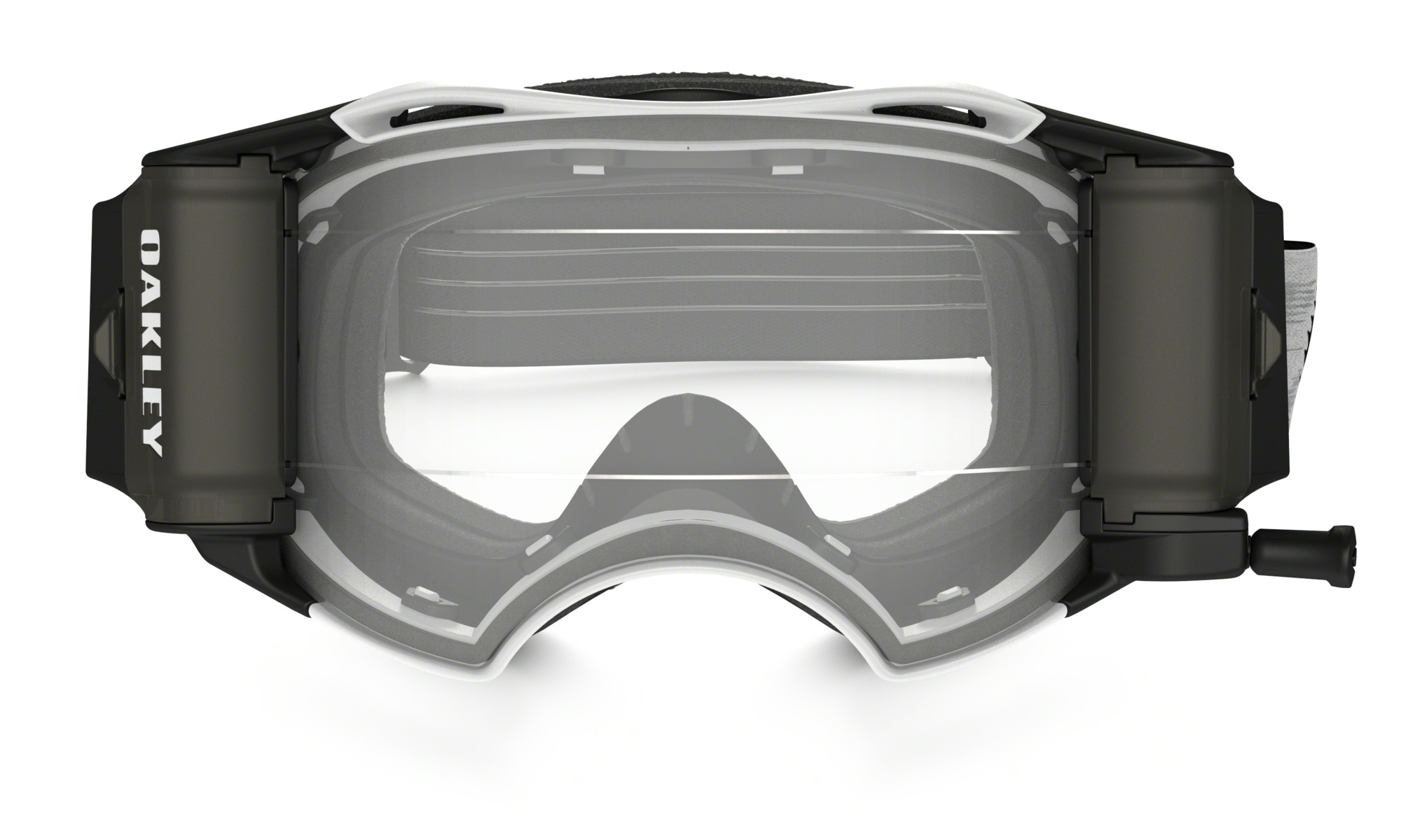 Oakley Crossglasögon Airbrake MX Race Ready Speed Roll-off Matt Vit  bild 3