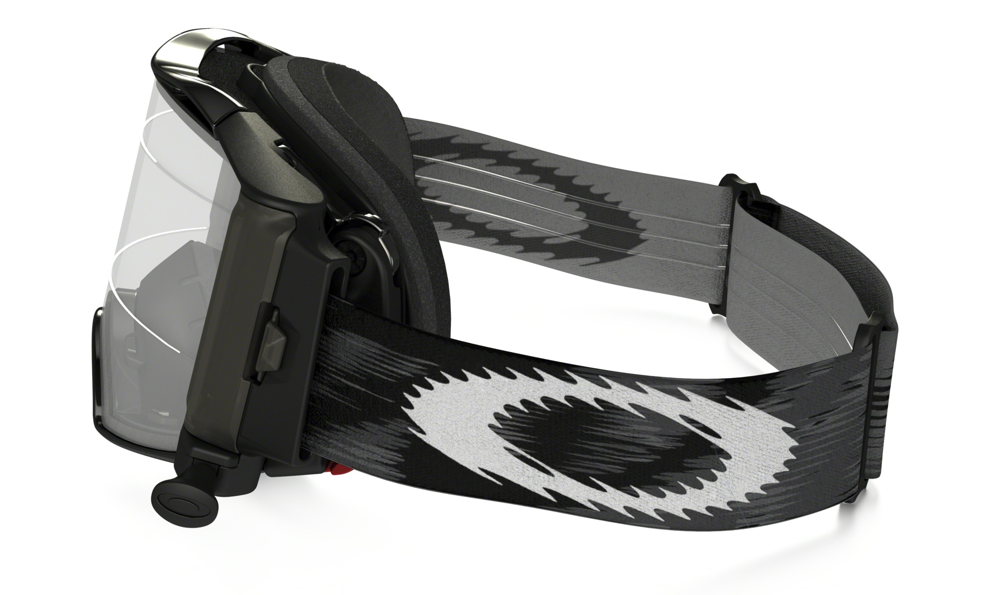 Oakley Crossglasögon Airbrake MX Race Ready Speed Roll-off Jet Svart bild 3