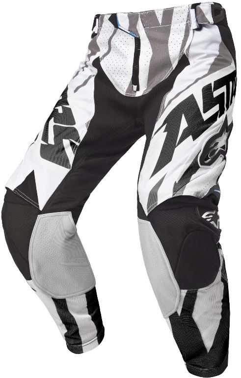 Alpinestars Crossbyxa Techstar Svart/Vit/Grå