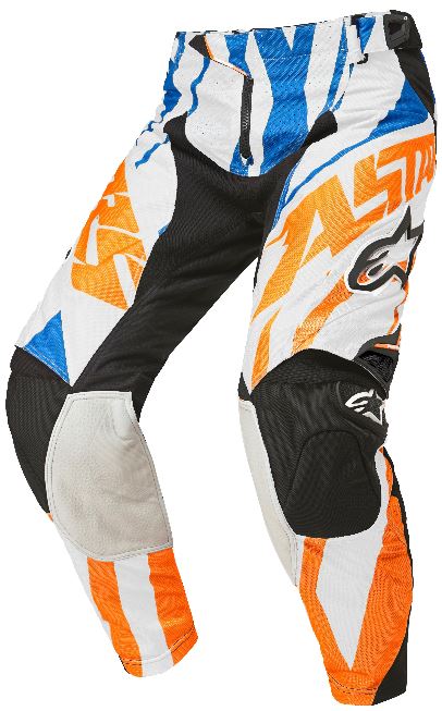 Alpinestars Crossbyxa Techstar Orange/Vit/Blå