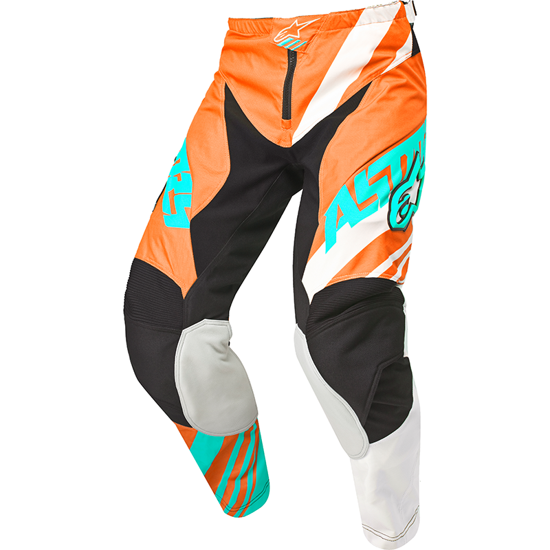 Alpinestars Crossbyxa Racer Orange/Vit/Grön