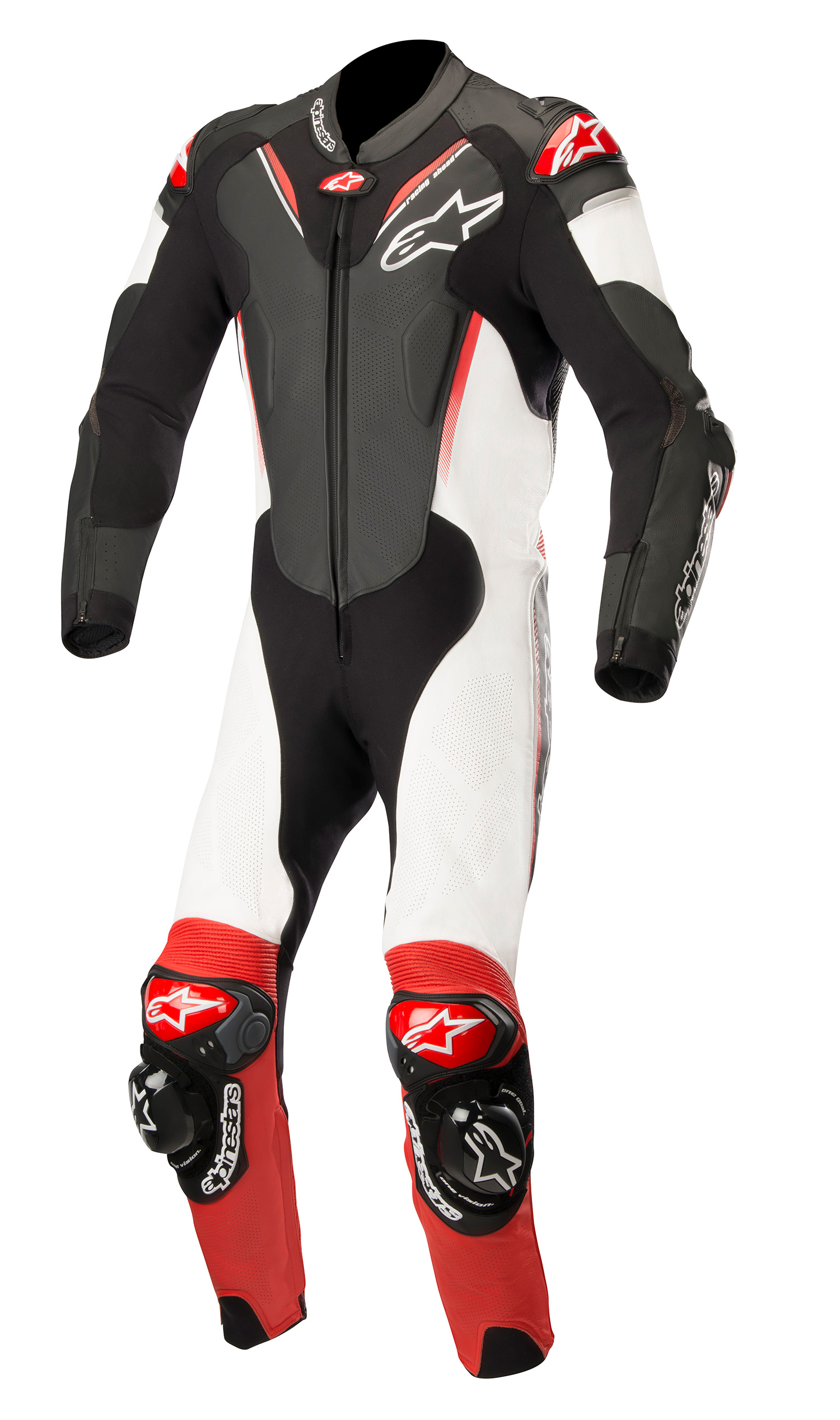 Alpinestars Skinnställ Atem v3 Svart/Vit/Röd Helställ