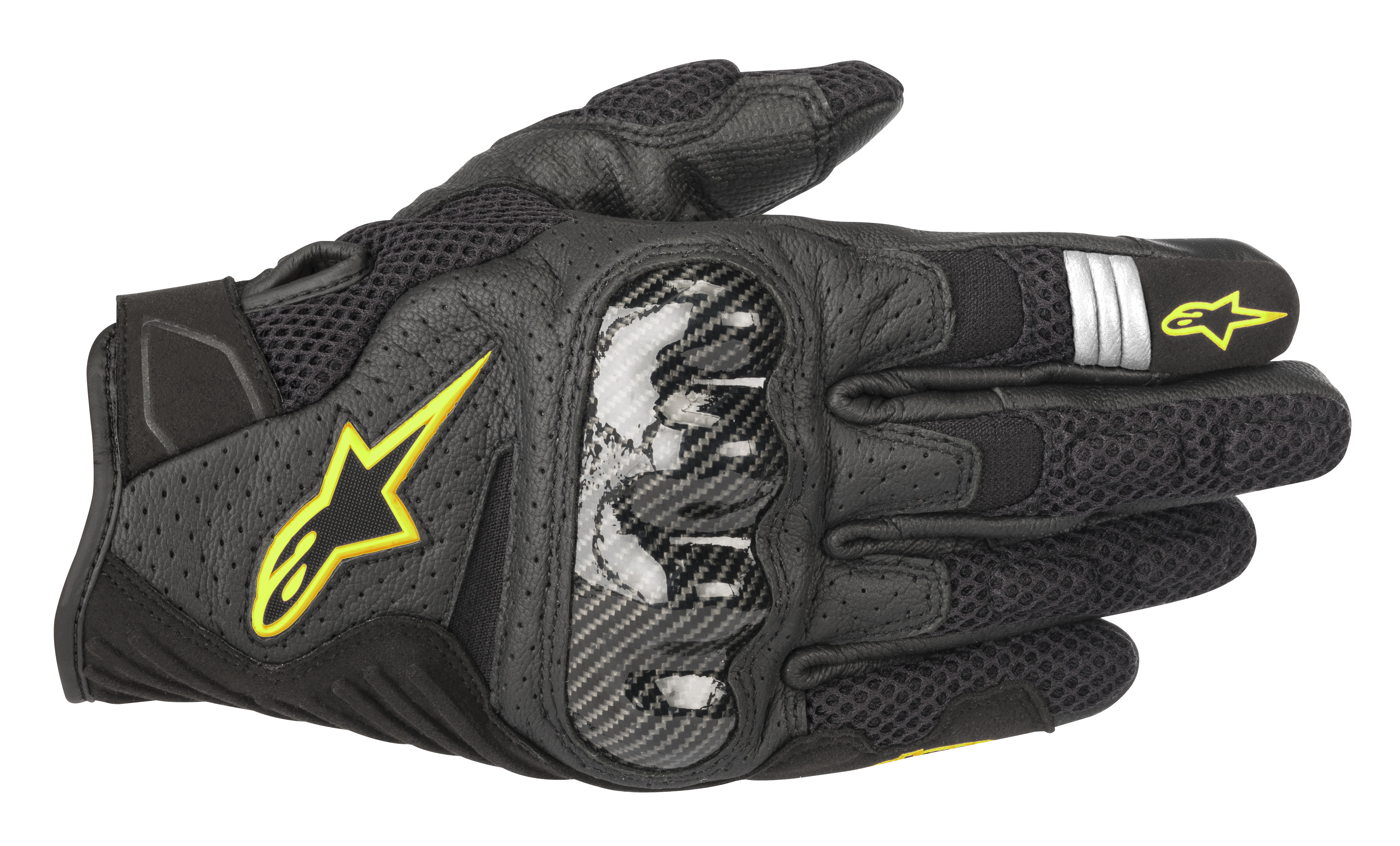 Alpinestars Handske SMX-1 Air v2 Svart/Fluogul 