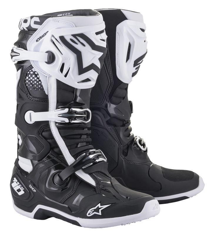 Alpinestars Crosstövel Tech 10 Svart/Vit