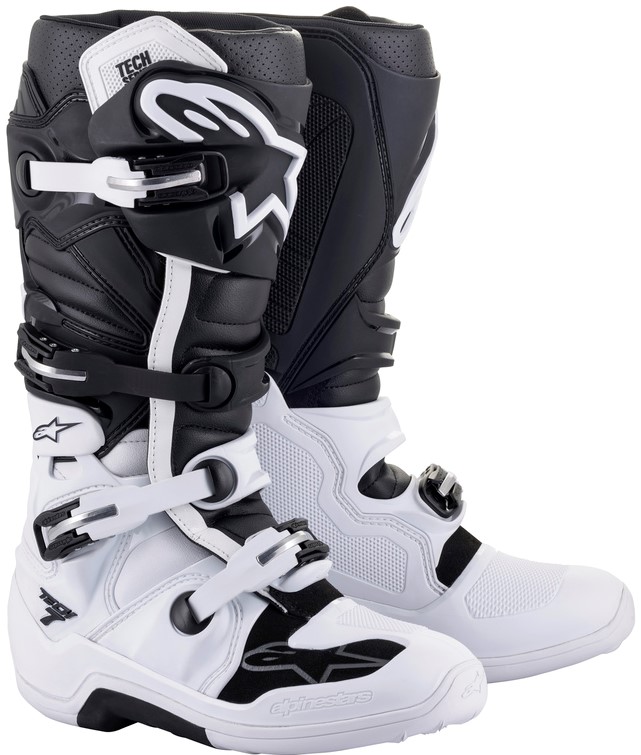 Alpinestars Crosstövel Tech 7 Vit/Svart