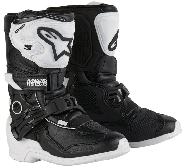 Alpinestars Crosstövel Tech 3s Svart/Vit (Barn)
