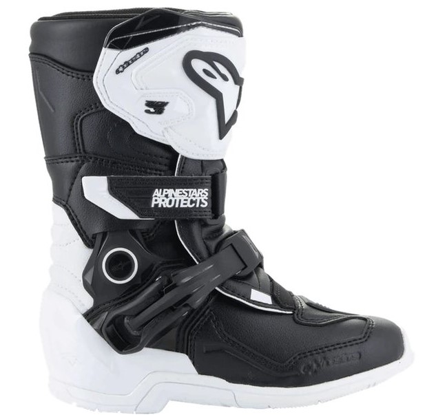 Alpinestars Crosstövel Tech 3s Svart/Vit (Barn) bild 2
