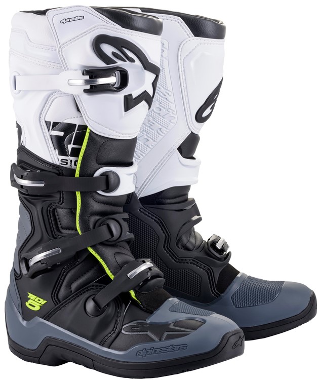 Alpinestars Crosstövel Tech 5 Svart/Vit/Grå