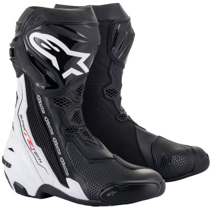 Alpinestars Stövel Supertech R V2 Svart/Vit (Race)