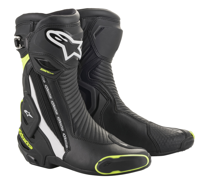 Alpinestars Stövel SMX Plus V2 Svart/Vit/Fluogul