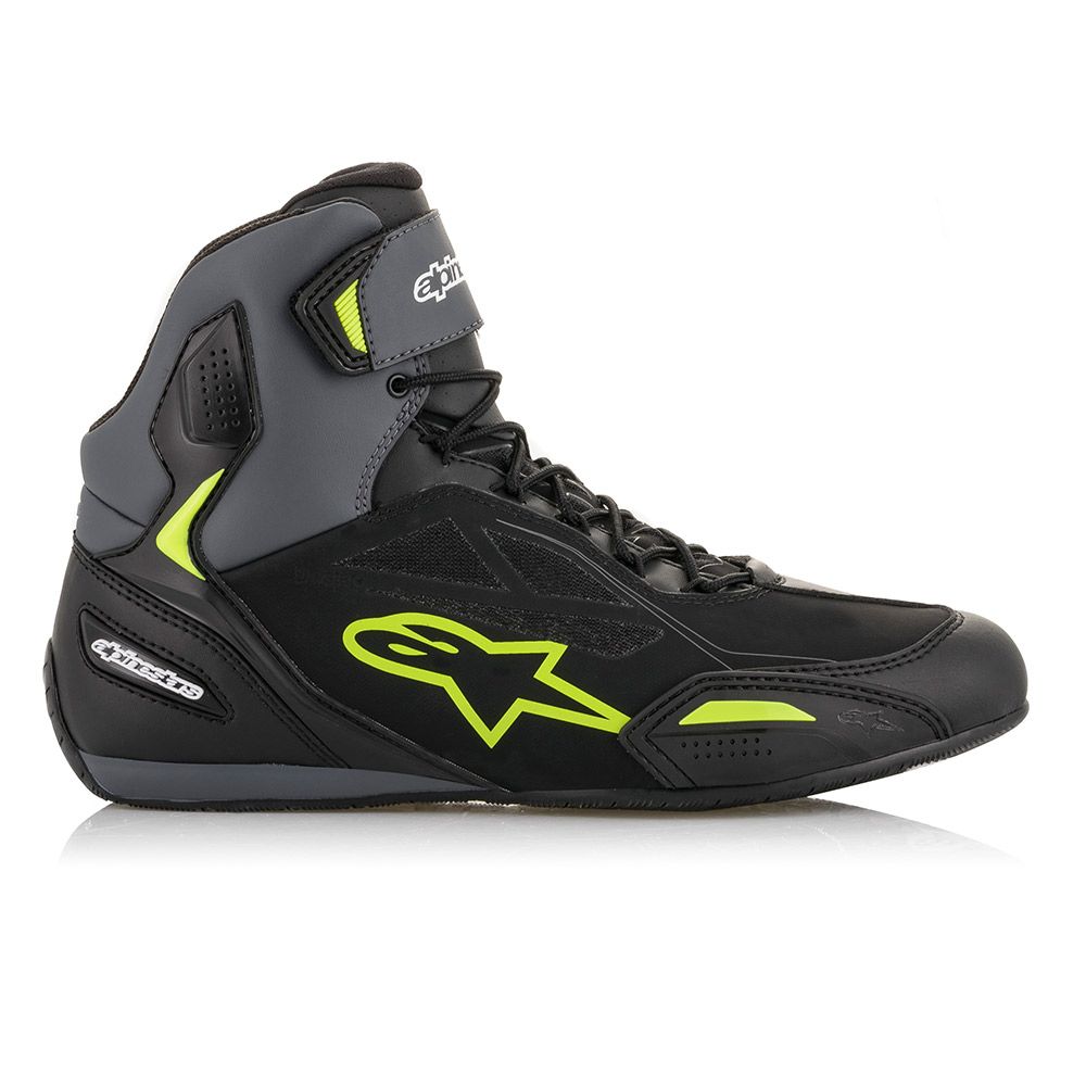 Alpinestars Sko Faster-3 Drystar® Svart/Grå/Fluogul bild 2
