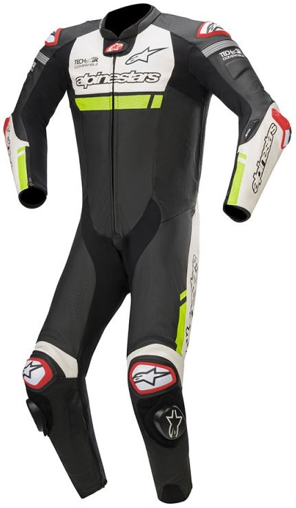 Alpinestars Skinnställ Missile Ignition Tech Air Svart/Vit/Fluogul Raceställ