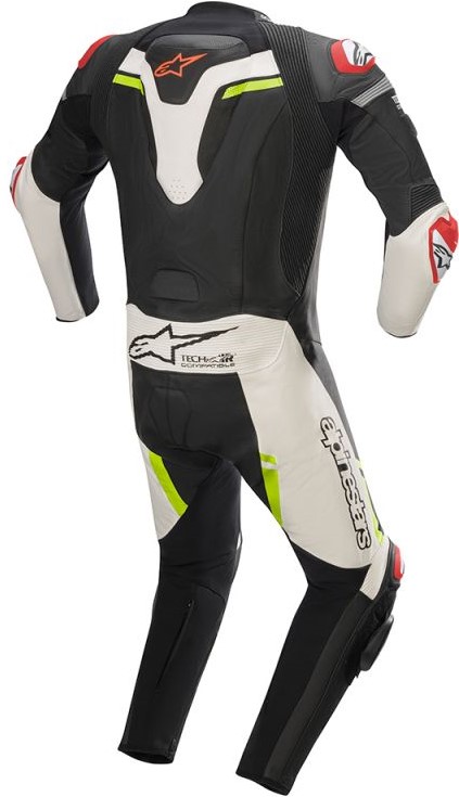 Alpinestars Skinnställ Missile Ignition Tech Air Svart/Vit/Fluogul Raceställ bild 2