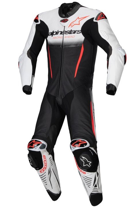 Alpinestars Skinnställ GP-R7 Vit/Svart/Röd Helställ