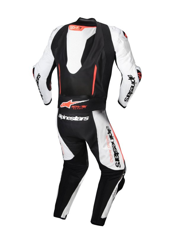 Alpinestars Skinnställ GP-R7 Vit/Svart/Röd Helställ bild 2