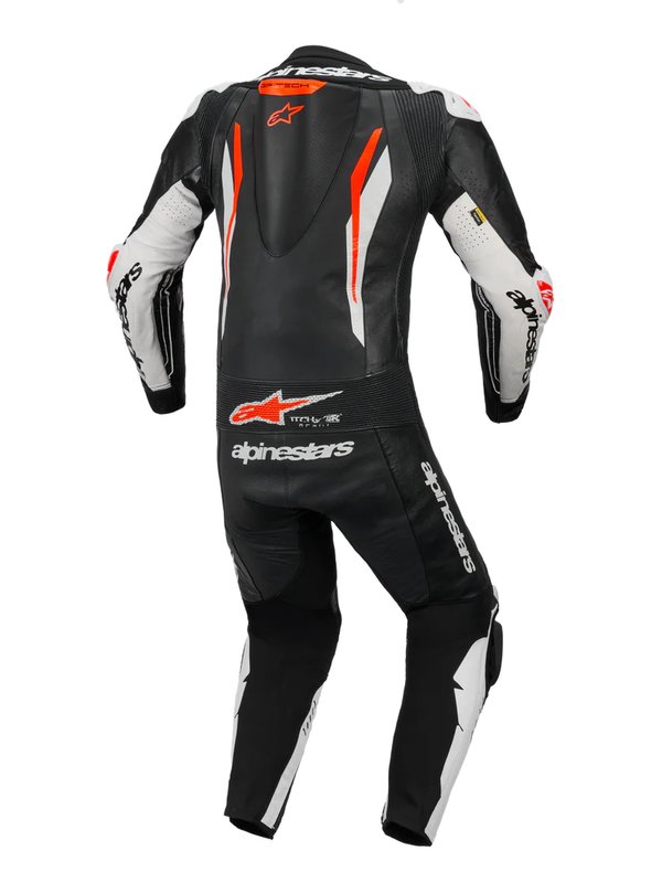 Alpinestars Skinnställ GP Tech V5 Svart/Vit/ Fluoröd Helställ bild 2