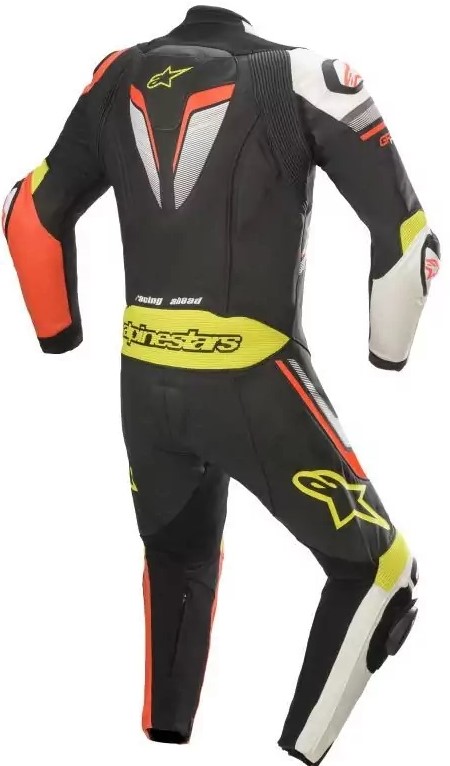 Alpinestars Skinnställ GP Plus V3 Svart/Rödfluo Helställ bild 2