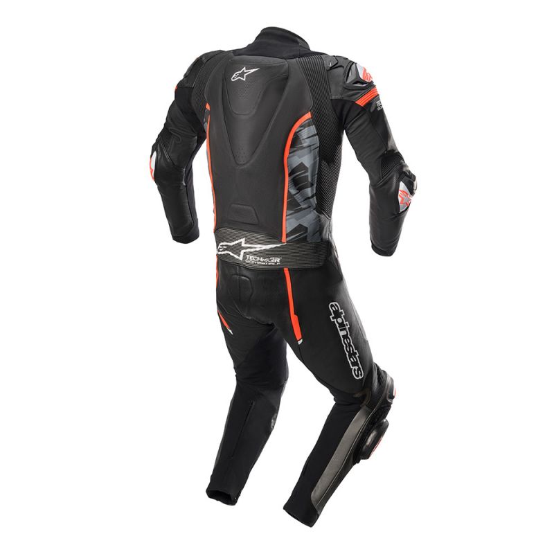 Alpinestars Skinnställ GP Pro V2 Tech Air Svart Camo/Fluoröd Helställ bild 2