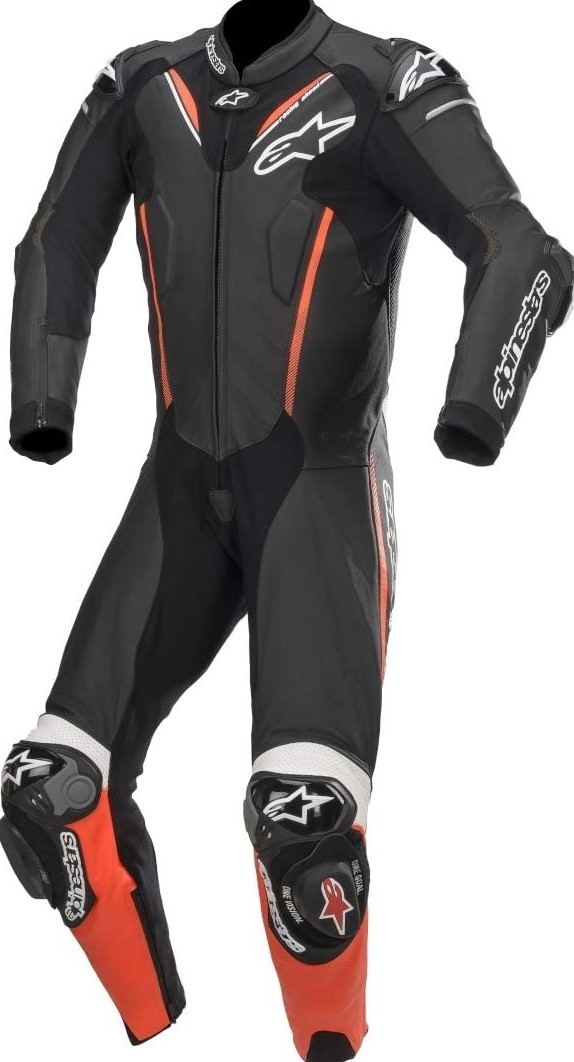 Alpinestars Skinnställ Atem v3 Svart/Röd/Fluogul/Vit Helställ