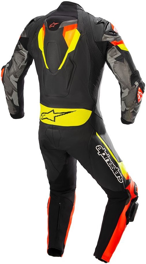 Alpinestars Skinnställ Atem V4 Svart/Fluogul Helställ bild 2