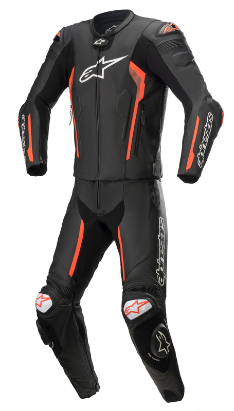 Alpinestars Skinnställ Missile V2 2-Delat Svart/Fluoröd