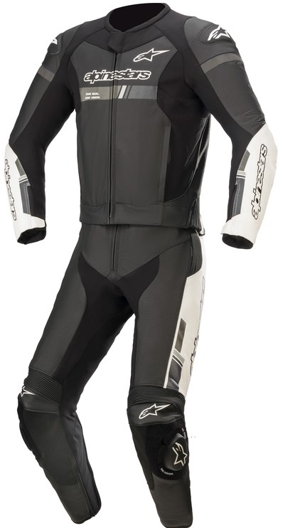 Alpinestars Skinnställ GP Force Chaser V2 Svart/Vit 2-Delat 