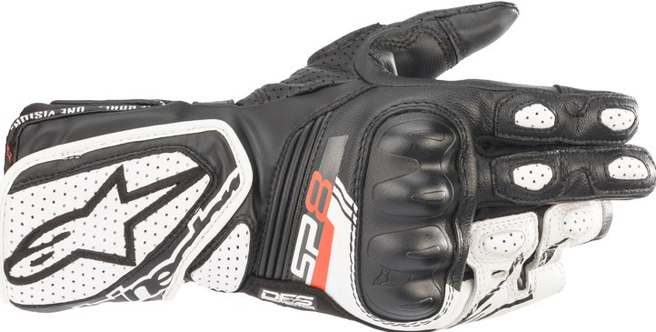 Alpinestars Skinnhandske SP-8 V3 Svart/Vit (Dam)