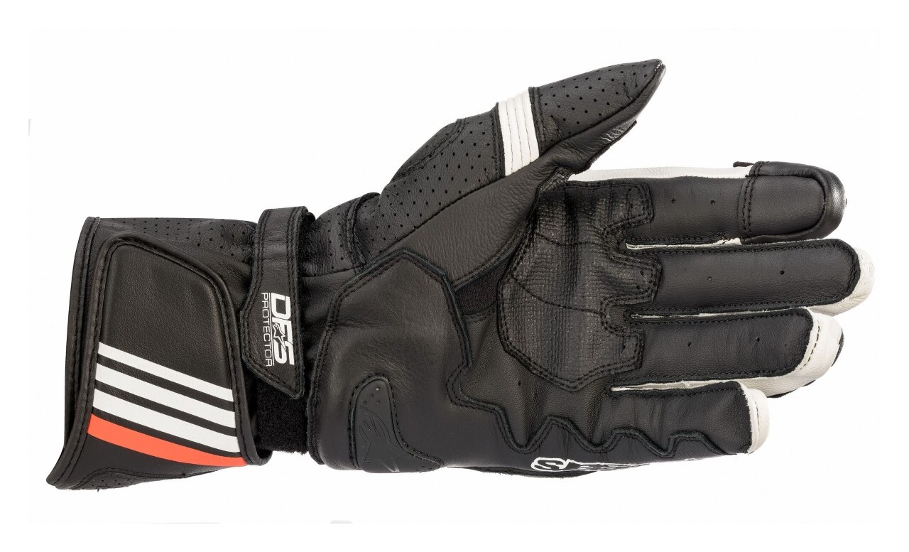 Alpinestars Skinnhandske GP Plus R V2 Svart/Vit bild 2