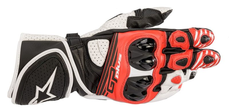 Alpinestars Skinnhandske GP Plus R V2 Svart/Röd/Vit